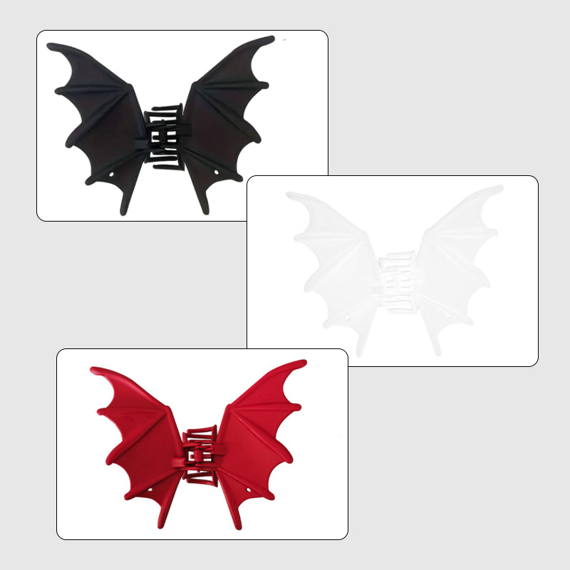 🦇 Fledermaus-Haarklammer · Ein Must-have für unterwegs