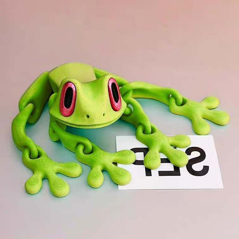 3D-gedruckter magnetischer Frosch-Kühlschrankmagnet