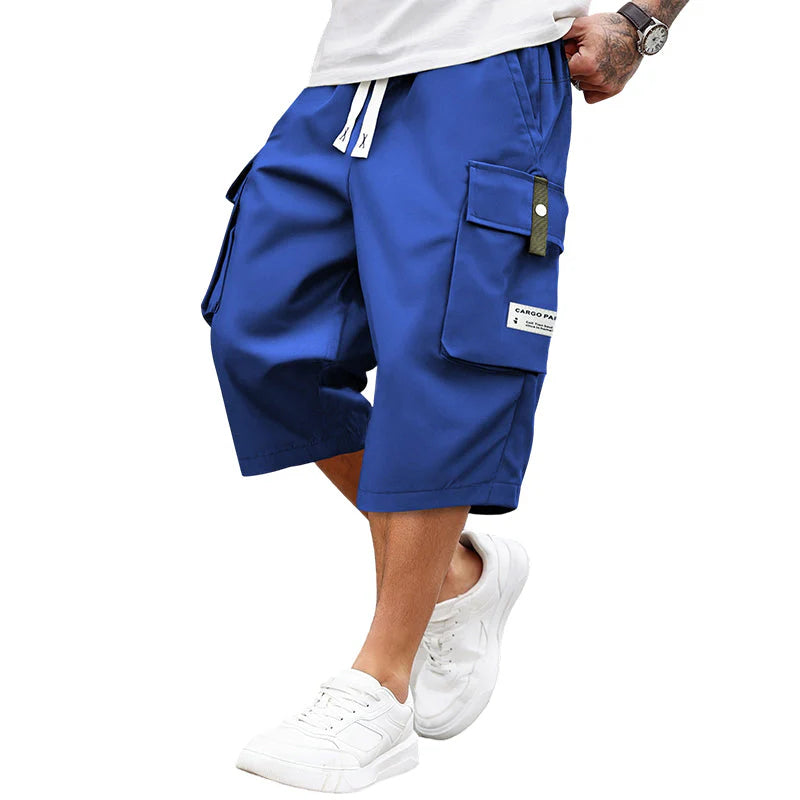 ✨🔥Lässige 3/4-Cargohose für Herren mit Kordelzug🩳