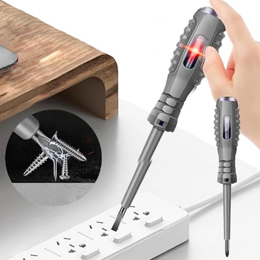 2-in-1 Drehmomentstarker magnetischer Schraubendreher Elektrizitätsdetektor