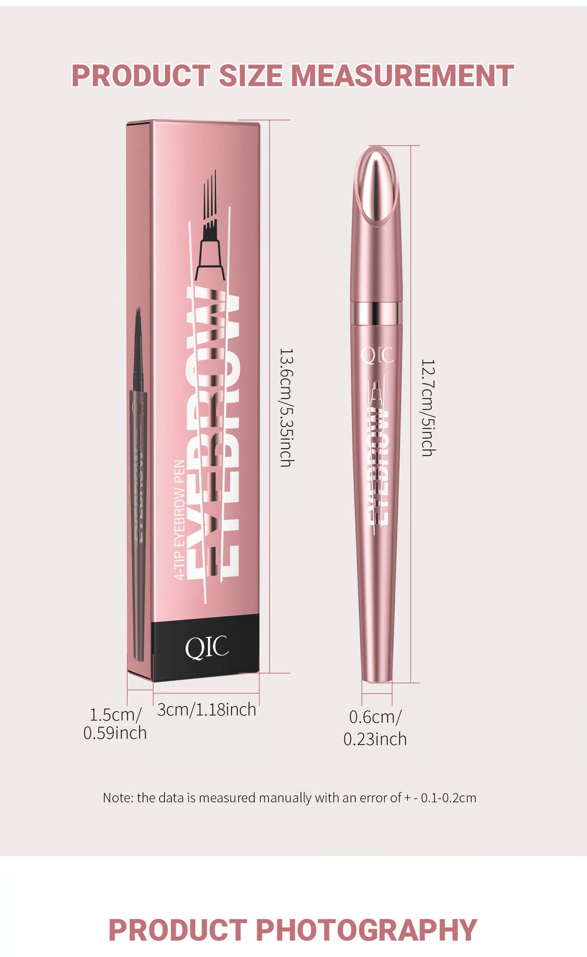 💝Wasserfester Mini-Augenbrauenstift – 2 zum Preis von 1 🎁