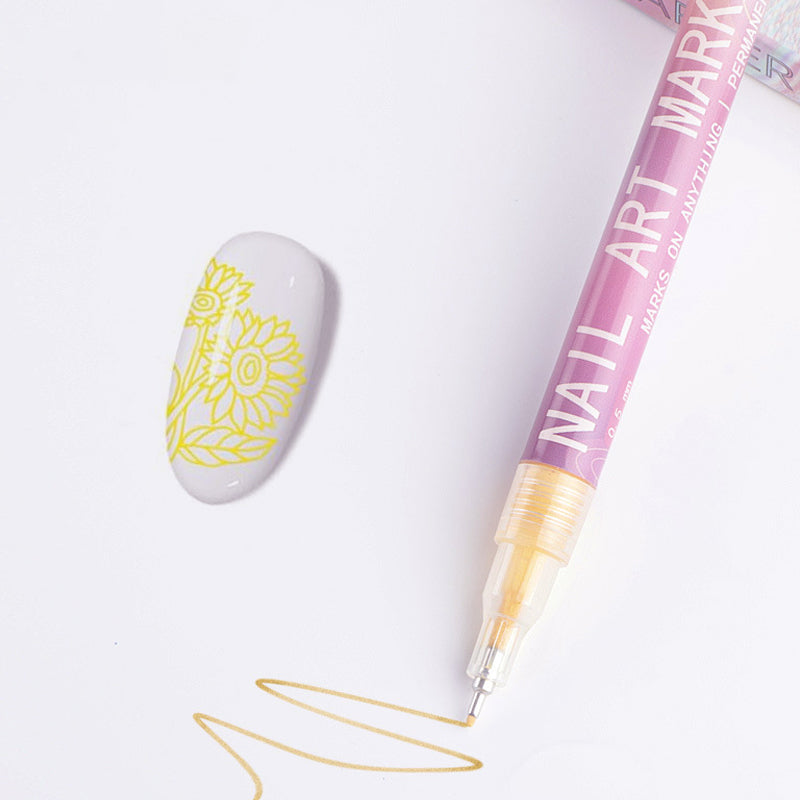 Professionelles Nagelkunst-Stift-Set mit 12 Farben