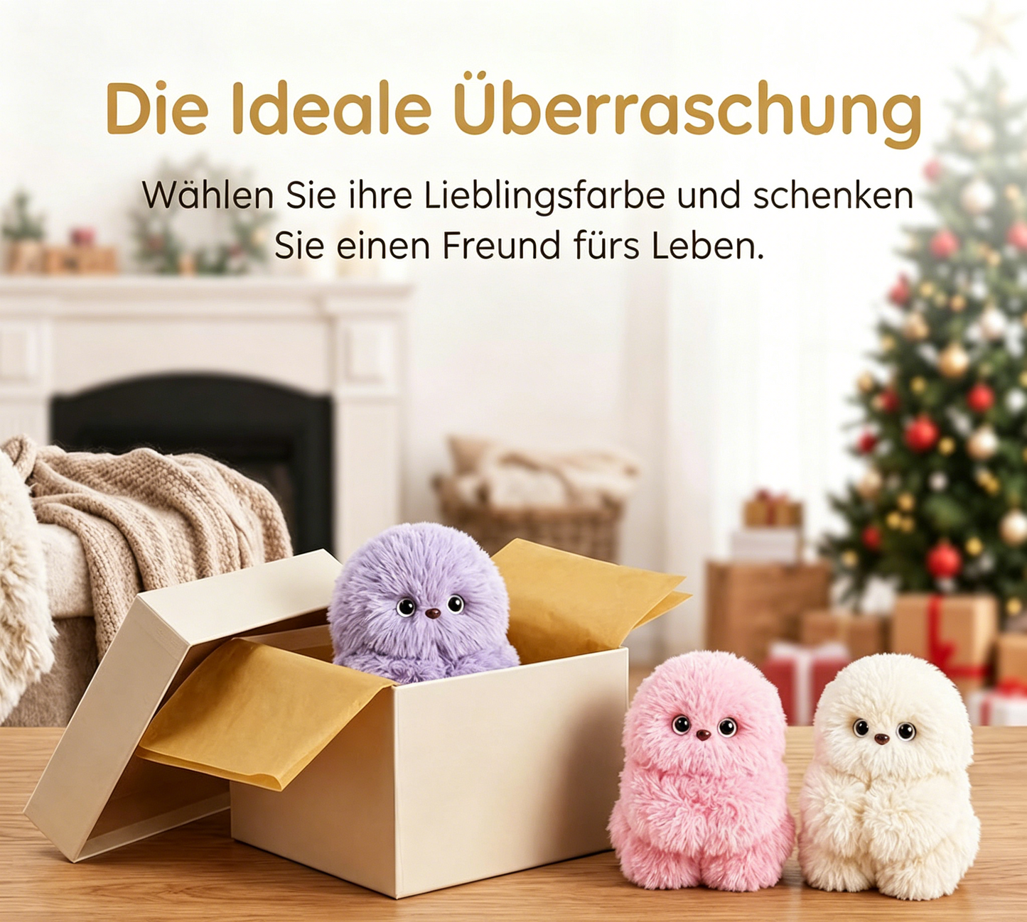✨Süße, schüchterne KI-Begleitpuppe als Taschenanhänger und Plüschtier👜 – sie kann singen, den Kopf drehen und sprechen lernen🤖