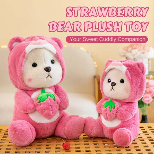 Erdbeerbär-Plüschtier