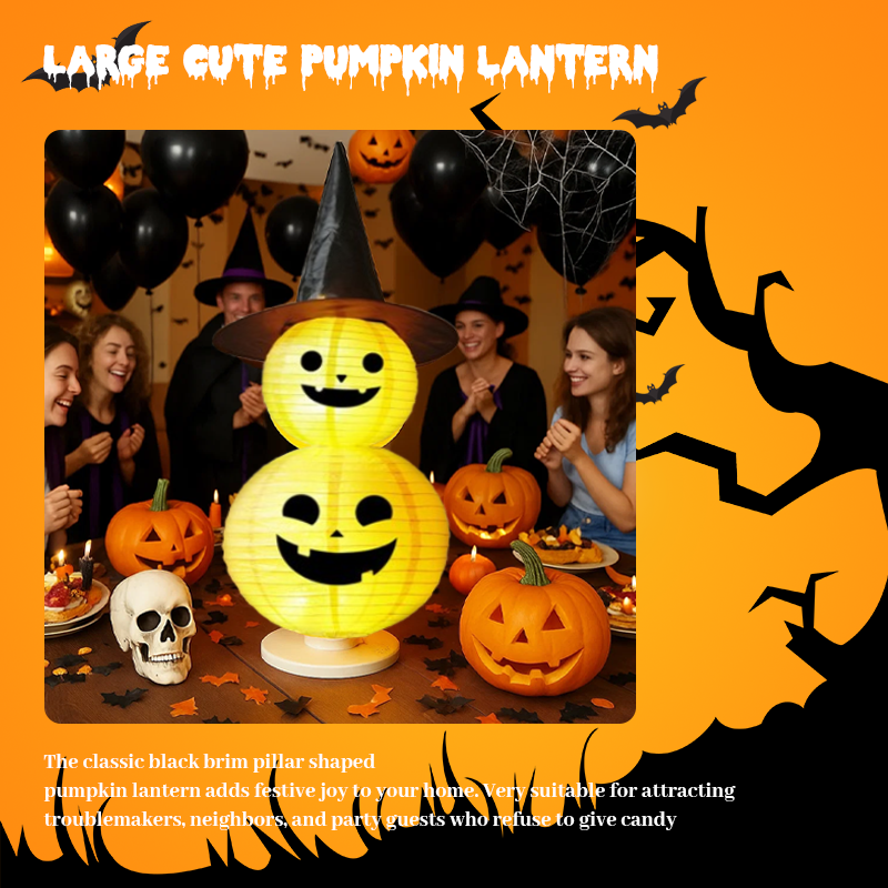 🎃Zusammenklappbare, leuchtende gestapelte Kürbisse