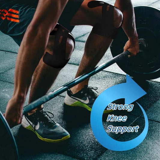 [Knieschoner für den Sport | Atmungsaktive und wasserdichte, vorgeschnittene Bänder]