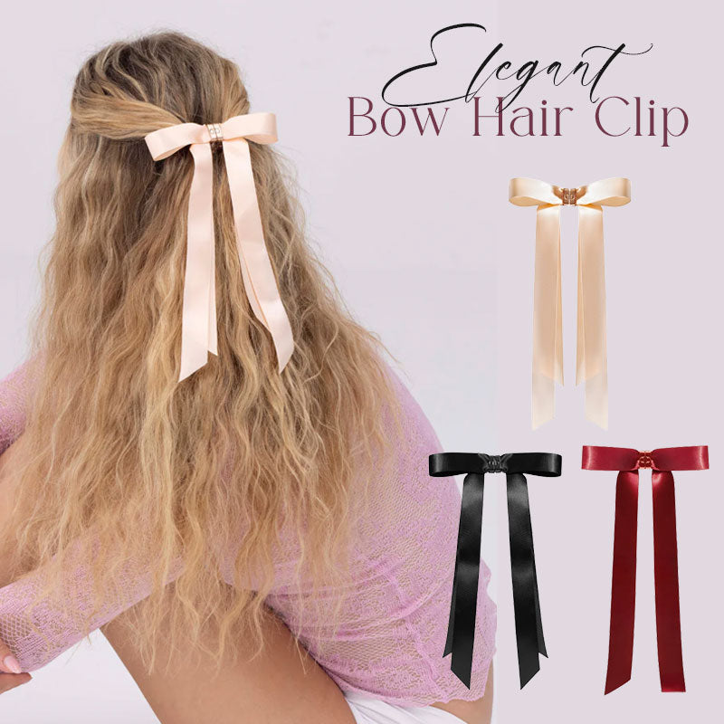 Elegante magnetische Haarspange mit Schleife ✨