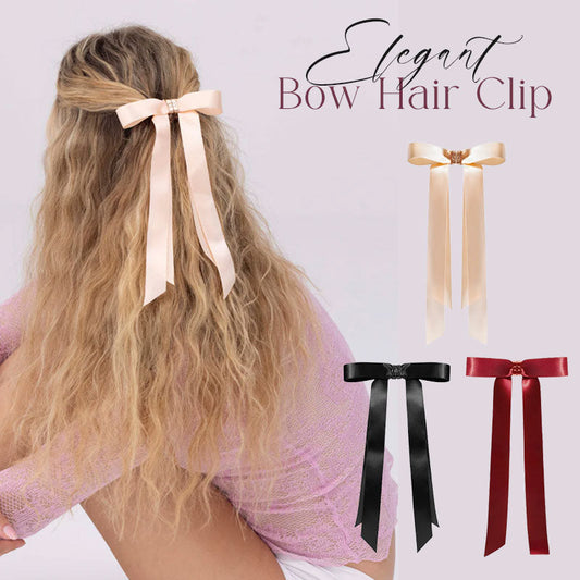 Elegante magnetische Haarspange mit Schleife ✨
