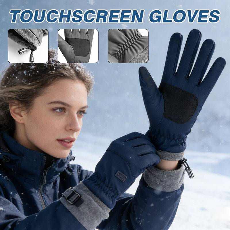 Winterhandschuhe mit Fleecefutter, wasserdicht und Touchscreen-fähig