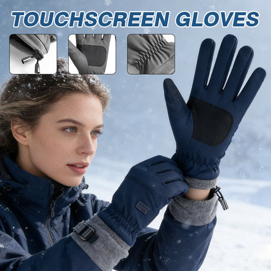 Winterhandschuhe mit Fleecefutter, wasserdicht und Touchscreen-fähig