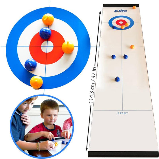 🎅Weihnachten feiern💯2025 Neues Tisch-Curling-Spiel für die ganze Familie