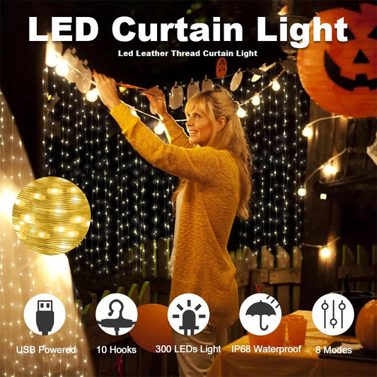 LED Vorhang Licht