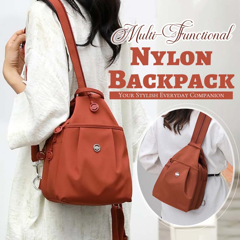 🎒 Multifunktionaler Nylon-Rucksack · Dein stilvoller Begleiter für jeden Tag