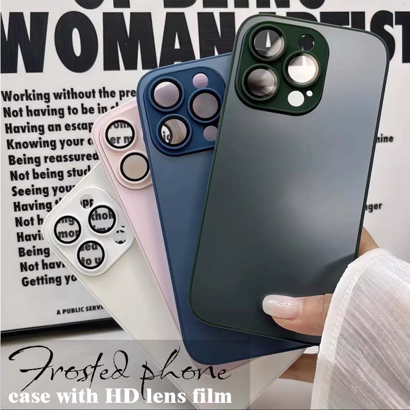📱 Mattierte Glas-Hülle × HD-Kameraschutzfolie | Rundumschutz, doppelte Eleganz ✨