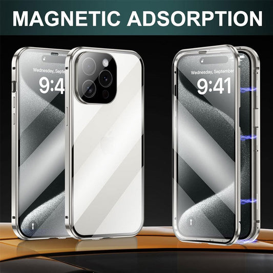 Doppelseitige magnetische Handyhülle mit Kippschutz