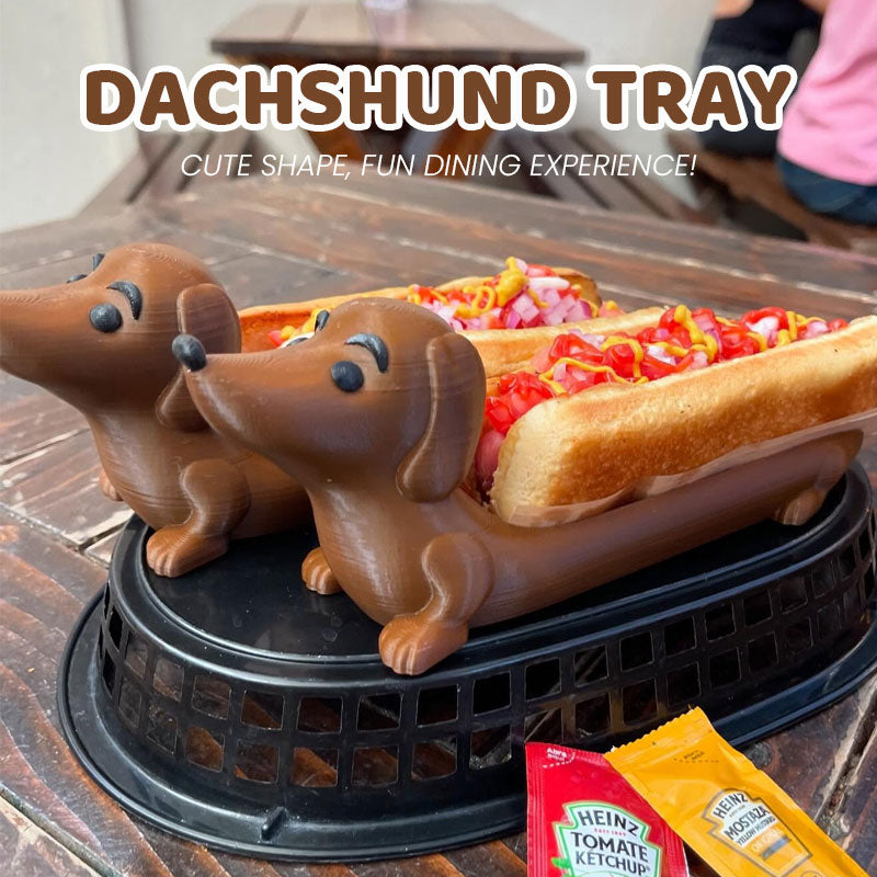 Hot Dog Dackel Tablett