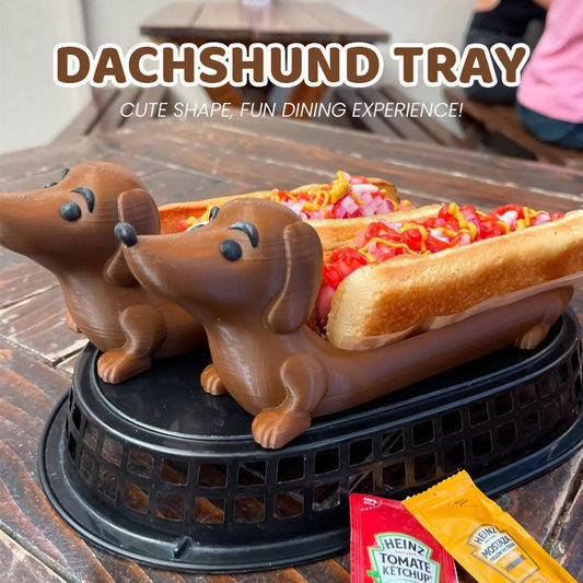 Hot Dog Dackel Tablett
