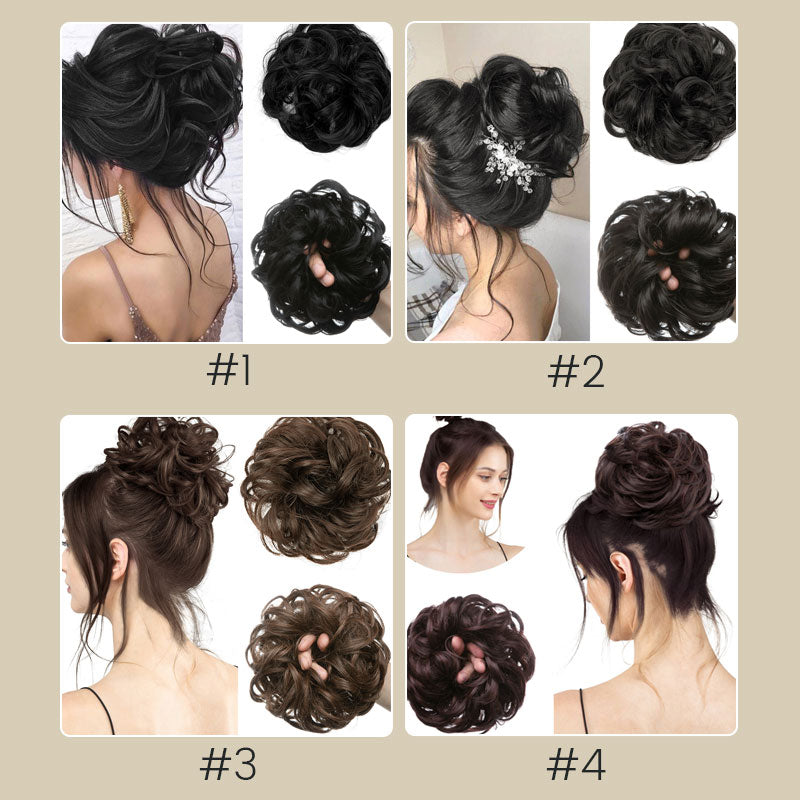 🔥50% Rabatt🔥 Unsichtbares flauschiges Naturperücken-Haarband - 48 Farben