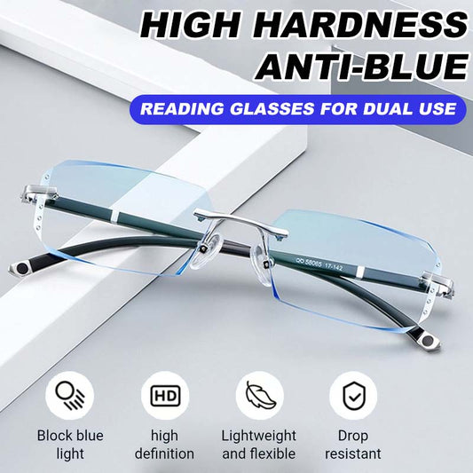 HOHE HÄRTE ANTI-BLAUE LESEBRILLE FÜR DOPPELTEN GEBRAUCH