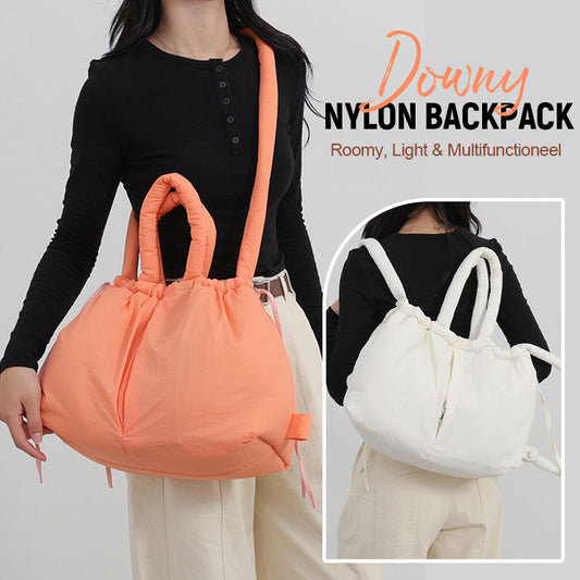 Donszak Nylon Trekkoord Rucksack