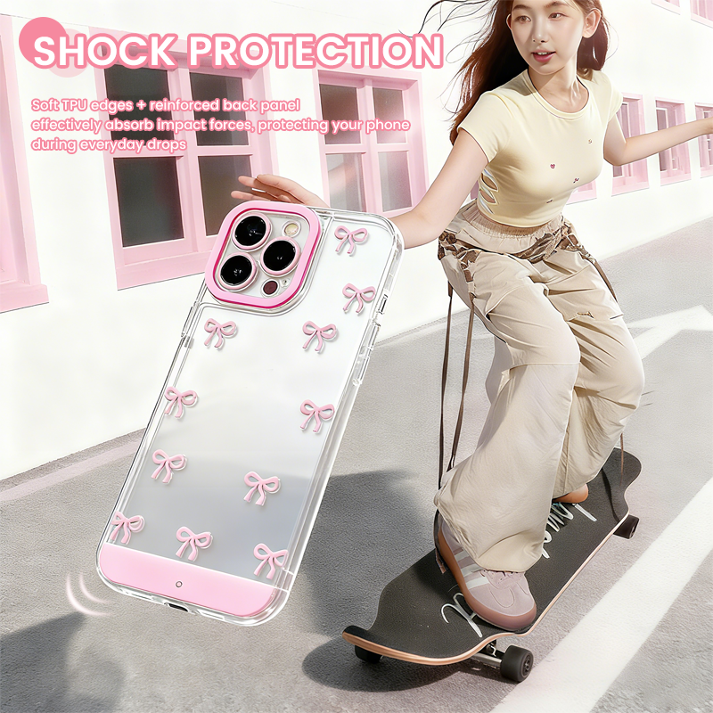 🎀 Leuchtende Schmetterlingsschleife Stoßfeste Handyhülle