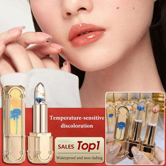 Blumen-Gelee-Farbwechsel-Lippenstift