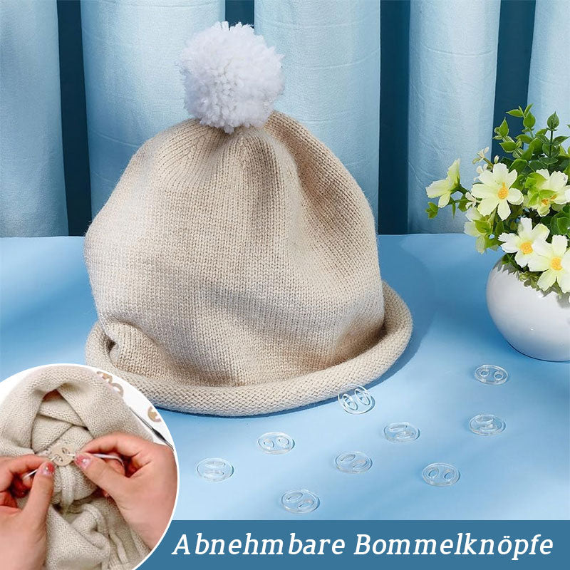 Abnehmbare Bommelknöpfe Kleiner und exquisiter, vielseitiger Artikel 🎀