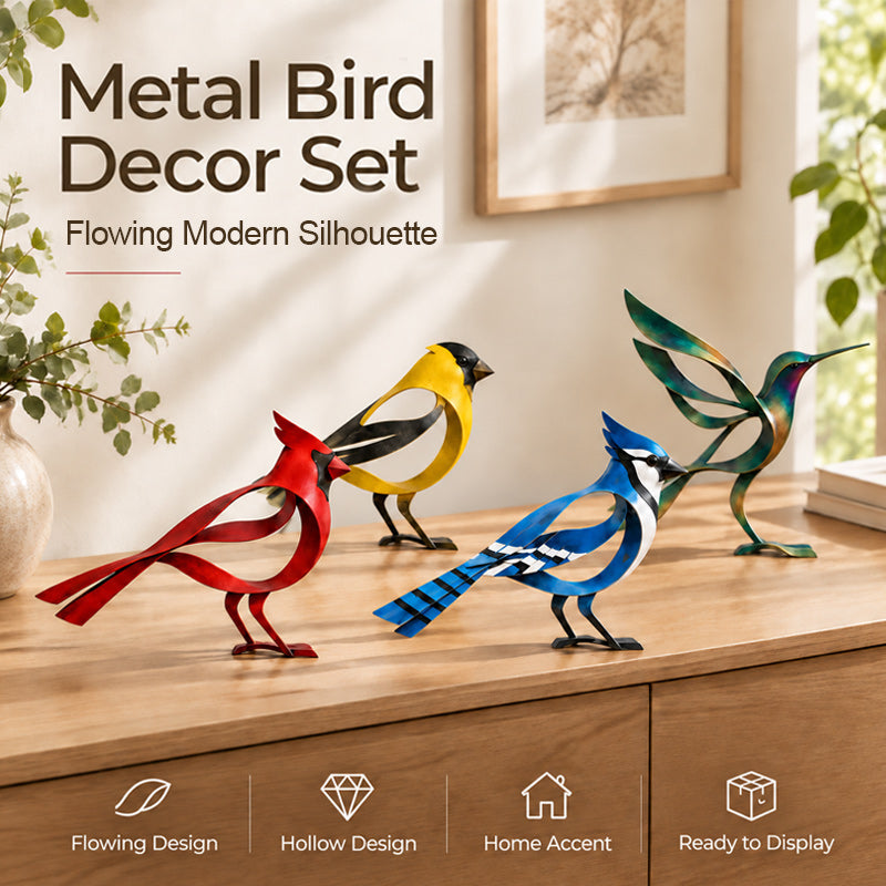 🕊️Elegante und minimalistische Vogelskulptur aus Metall – flüchtige Momente der Leichtigkeit in der Natur!