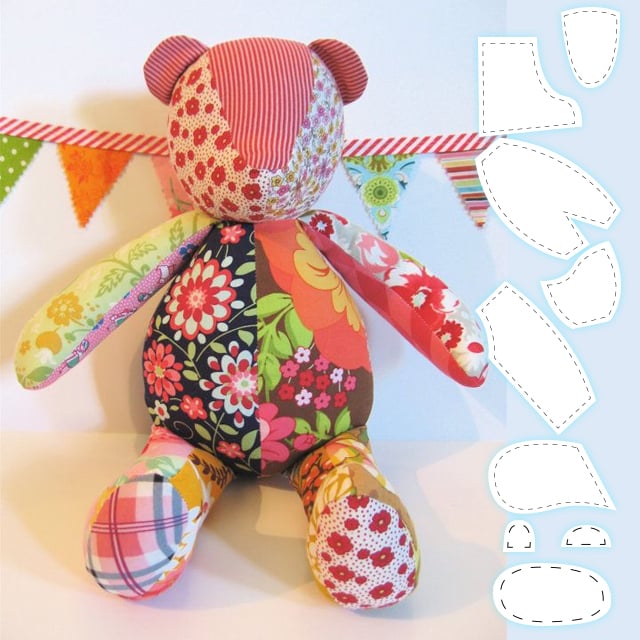 🎄Memory Bear Schablonenlineal-Set