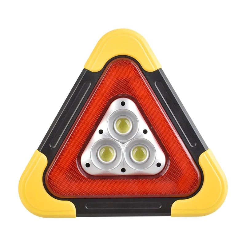 3-IN-1 Solar-Notfall-Dreieck-Warnleuchte