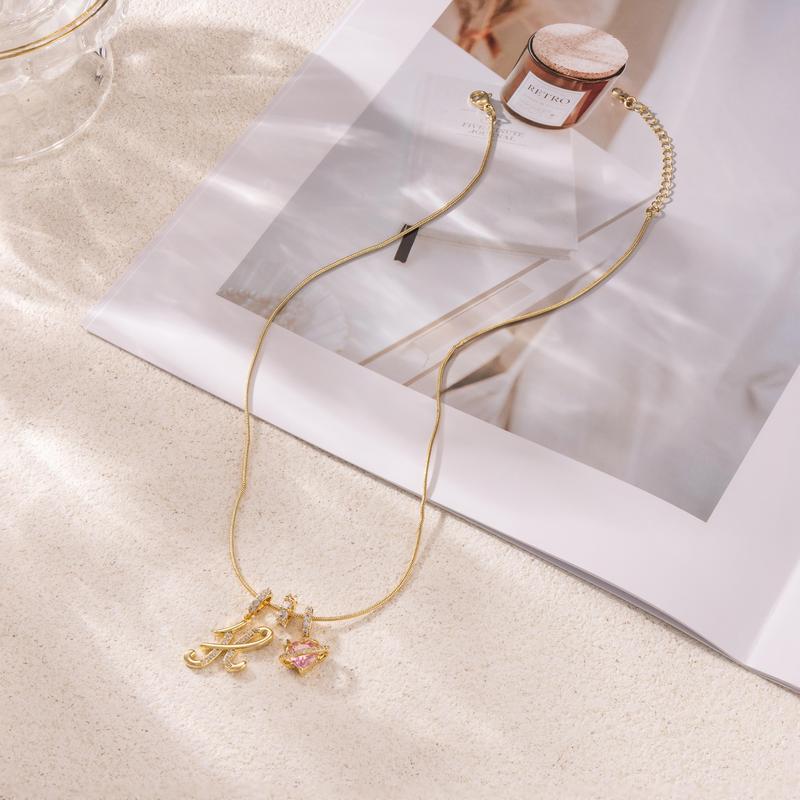 💖 LETZTER TAG – 57 % RABATT ✨ 3-lagige Anhänger-Halsketten mit Initialen A-Z 🎀 | Personalisiert & elegant