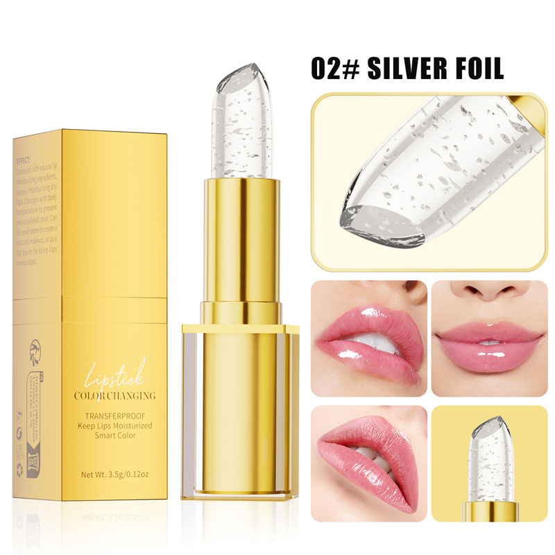 pH-Wert farbwechselnder, goldfarbener Lippenstift / übertragungsfester pH-Lippenstift