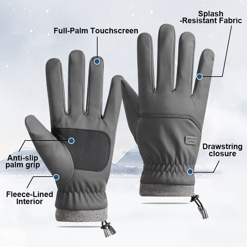Winterhandschuhe mit Fleecefutter, wasserdicht und Touchscreen-fähig