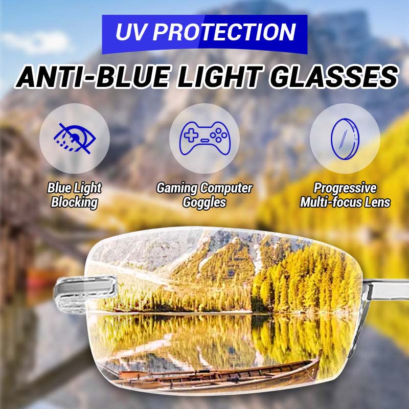 HOHE HÄRTE ANTI-BLAUE LESEBRILLE FÜR DOPPELTEN GEBRAUCH