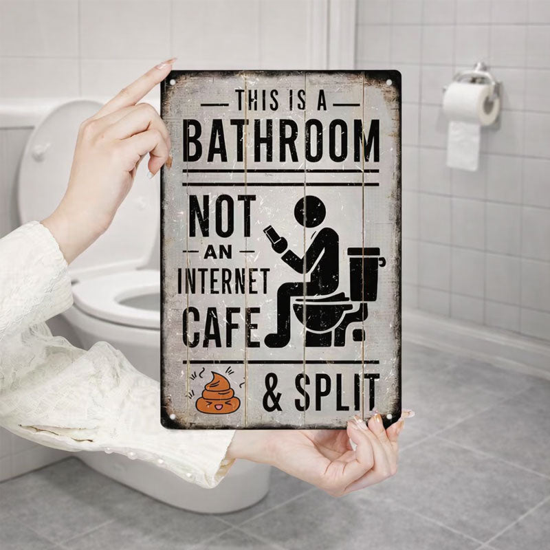 🚽 Dies ist eine Toilette, kein Internetcafé.