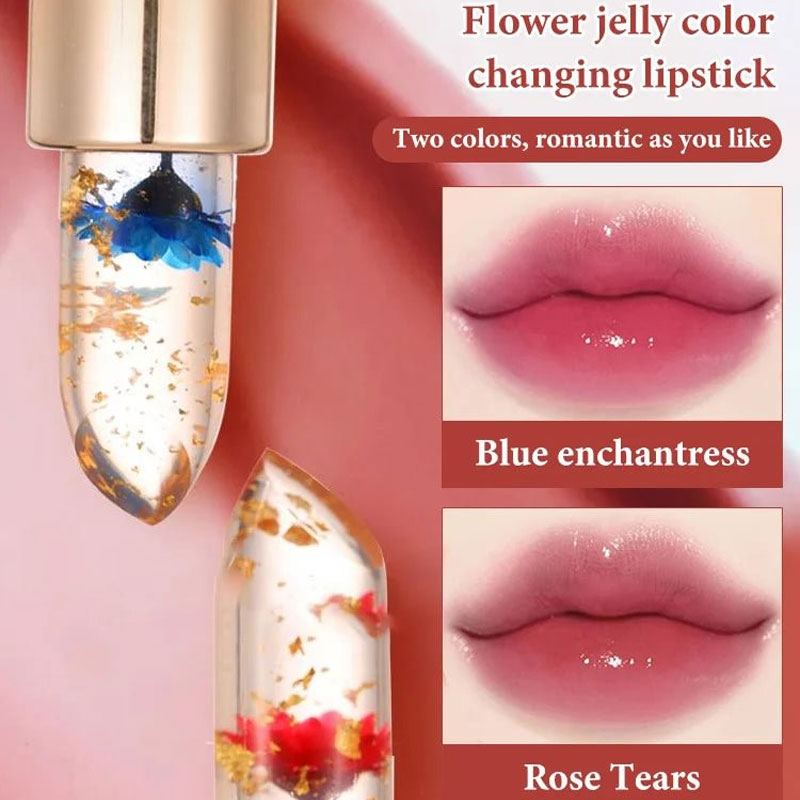 Blumen-Gelee-Farbwechsel-Lippenstift