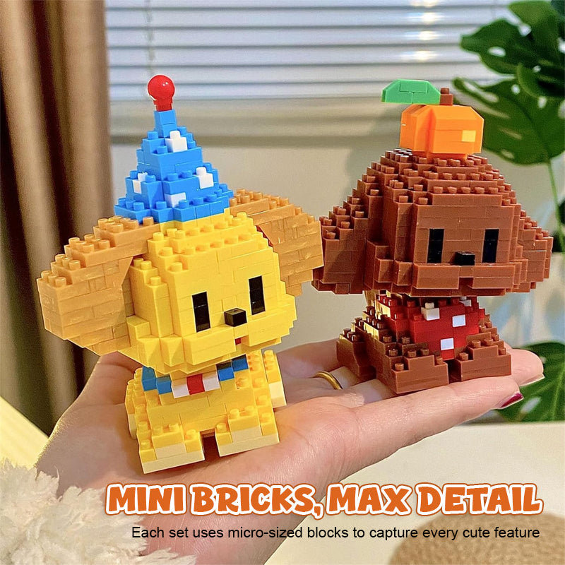 Niedliche Haustier-Mikropartikel-Bausteinmodelle 🐶🐱🧩