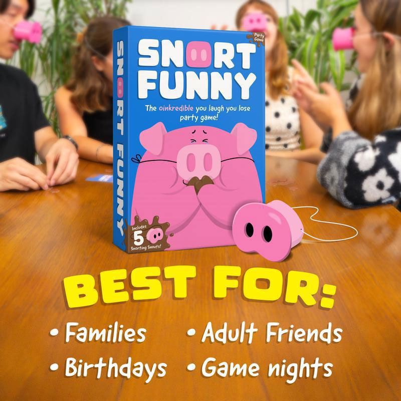 Snort Funny: Das Gesellschaftsspiel „Lachen und verlieren“ 🐷😂