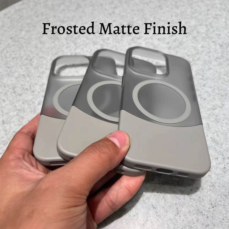 Creative Frosted Case med kontrastsömmar