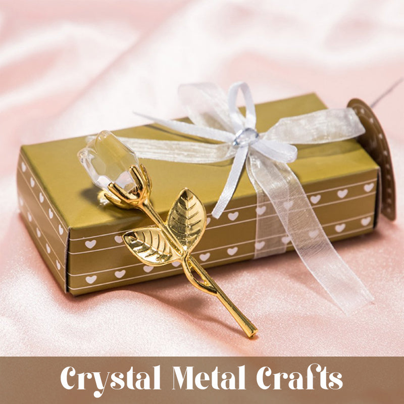 Kristall-Metall-Rose