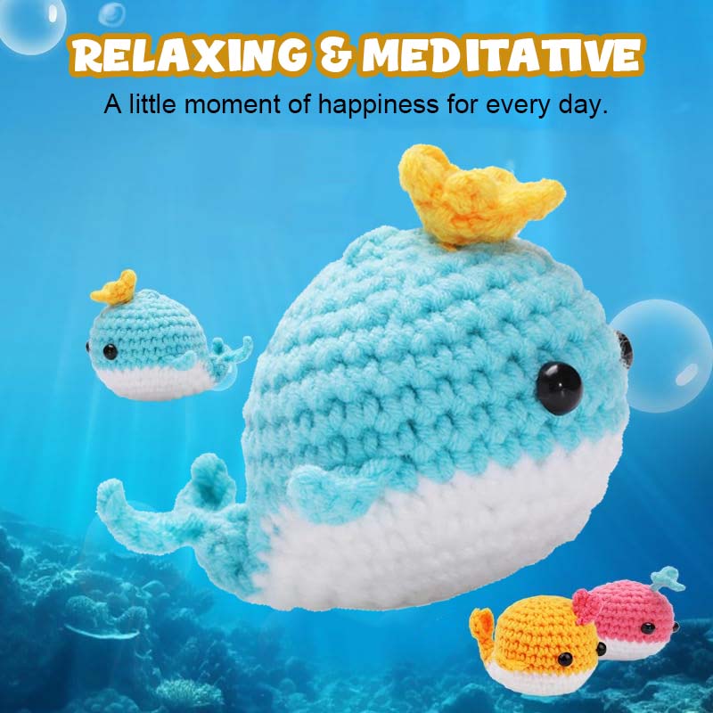 Diy-Häkelset: Wollpuppe Wal