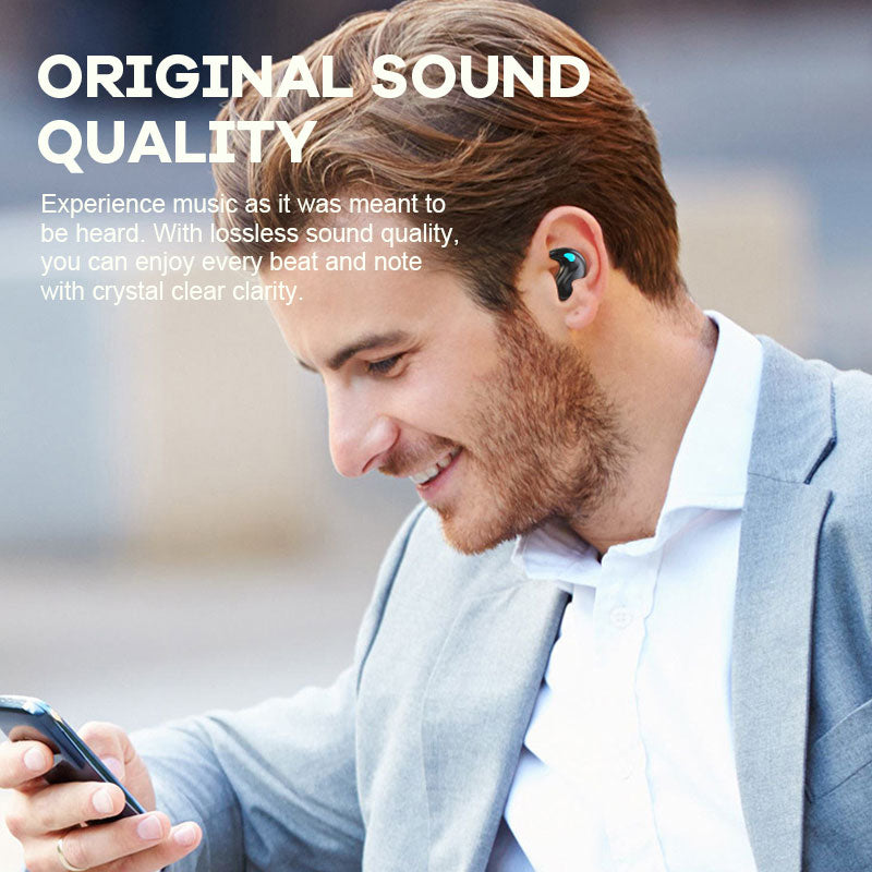 Digital Display Mini Noise Cancelling Bluetooth Kopfhörer
