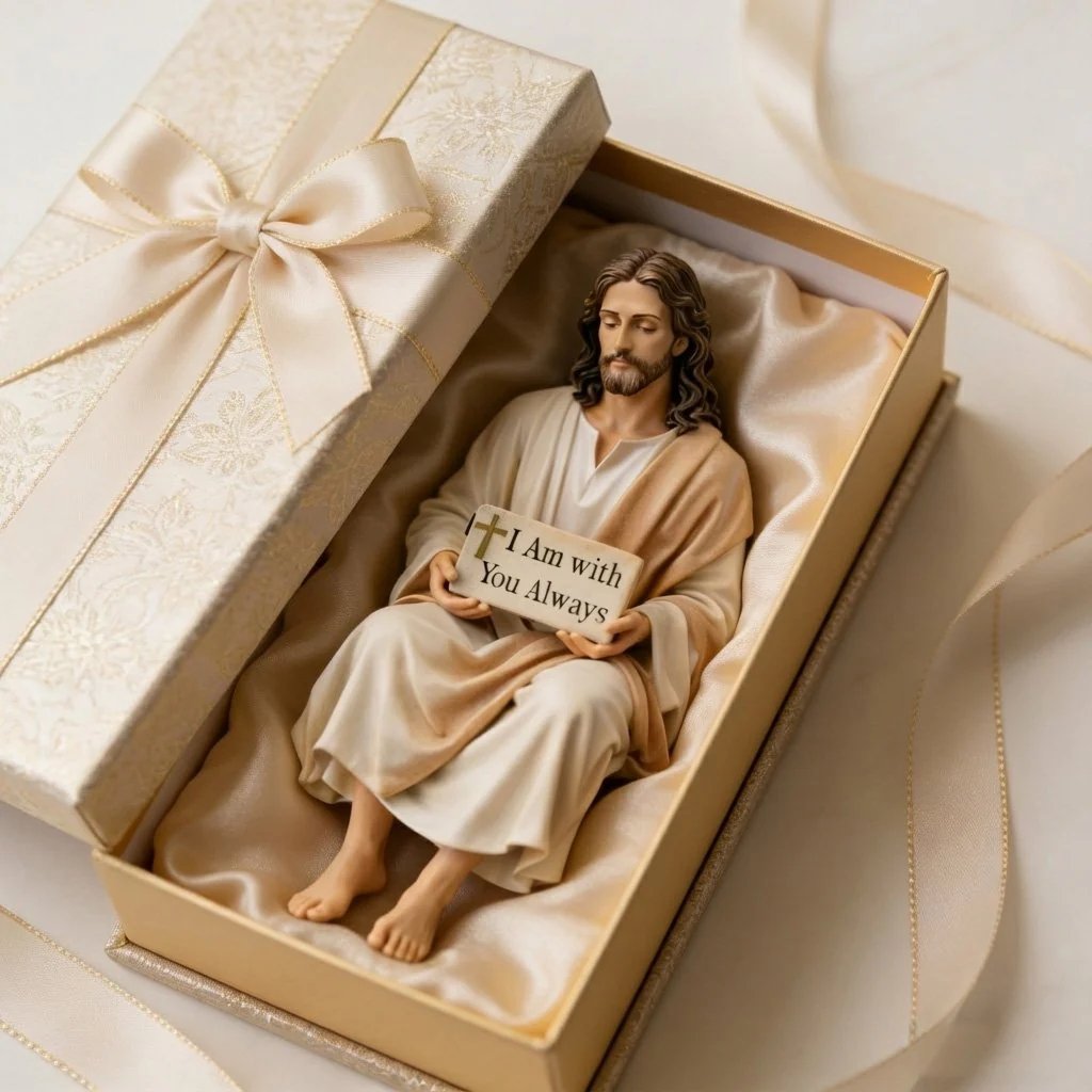 ✨Handgefertigte Jesus-Figur✝️Ruhiger Begleiter für Ihren Schreibtisch🙏