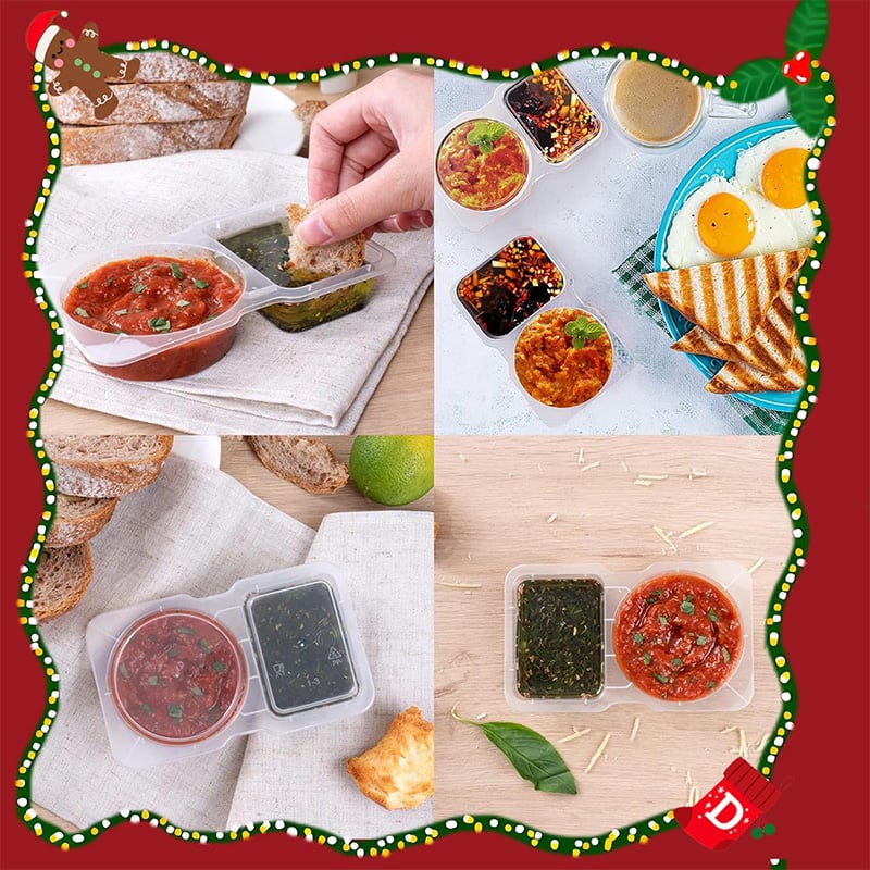 Gewürzbehälter mit zwei Fächern