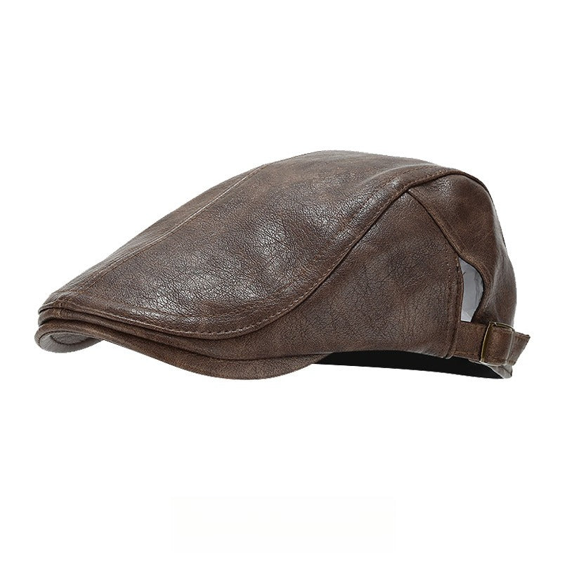 Zeitlos klassischer Stil Luxuriös weiche Lederkappe