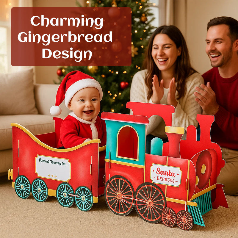 🎁 Santas Geschenkzug – Bringt Weihnachtsfreude mit Stil! 🚂🎄