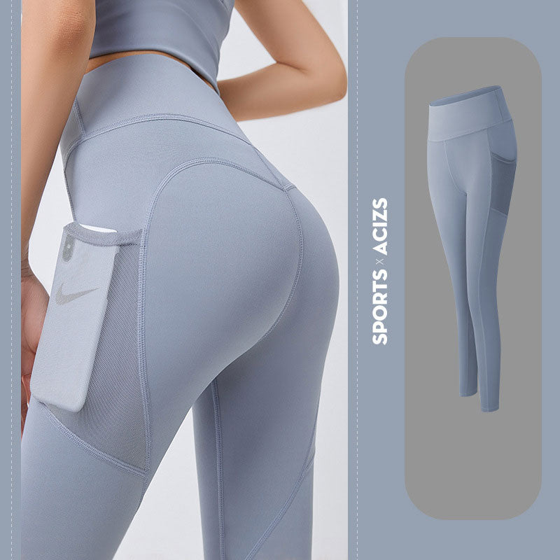 Lauf-Leggings für Hüftstraffung mit Tasche