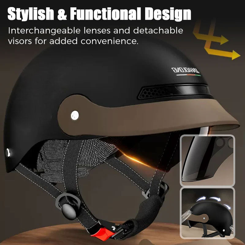 🛡️Atmungsaktiver, leichter, sturzsicherer Motorradhelm