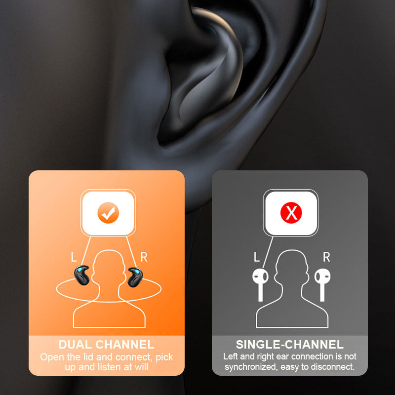 Digital Display Mini Noise Cancelling Bluetooth Kopfhörer