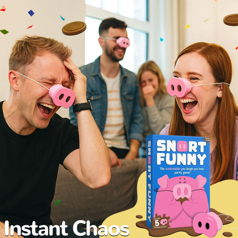 Snort Funny: Das Gesellschaftsspiel „Lachen und verlieren“ 🐷😂